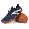 Zapatos descalzos de punto transpirable azul marino con suela de goma de caramelo antideslizante - 38 / Azul