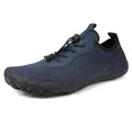 Scarpe da scoglio anfibie blu scuro ad asciugatura rapida per il nuoto e attività all'aperto - 35 / Blu scuro