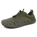 Professional olive green earthing barefoot water shoes for outdoor hiking and wading - 36 / Army Green