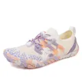 Lightweight quick-dry outdoor water shoes with non-slip sole in purple and orange - 37 / 7003 Pink Purple