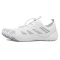 Atmungsaktive weiße Outdoor-Wasserschuhe mit rutschfester Gummisohle zum Schwimmen - 36 / 802 Stil (802) / Grauweiß