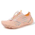 Lightweight orange kids water shoes for beach and swimming, non-slip rubber sole - 38 / Apricot