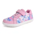 Children's breathable pink camouflage velcro sneakers with wide toe box design - 26 / Camo Pink