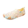 Lightweight quick-dry water shoe with colorful abstract patterns and camouflage sole - 25 / Graffiti Print (568) / Beige