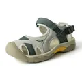 High-quality women's closed-toe beach sandals for summer outdoor water sports. - Dark Green