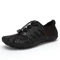 Scarpe da scoglio nere a rapida asciugatura per nuoto all'aperto e immersioni tropicali - 35 / Nero