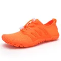 Scarpe da scoglio arancioni ad asciugatura rapida per attività all'aperto in mesh traspirante. - 35 / Arancione