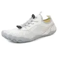 Scarpe da scoglio bianche a piedi nudi ad asciugatura rapida con suola in gomma antiscivolo - 35 / Bianco