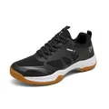 Chaussures de sport professionnelles en mesh noir pour hommes avec semelle en gomme - 39 / Noir