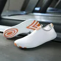 Scarpe da scoglio bianche traspiranti ad asciugatura rapida con suola arancione antiscivolo - 35 / Grigio Arancio (668)