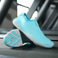 Scarpe da acqua traspiranti ad asciugatura rapida in blu ciano con suola antiscivolo - 35 / Scarpe da scoglio per sport all'aperto (668) / Blu Traslucido Occhio di Gatto Decoro