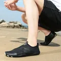Scarpe da scoglio nere traspiranti e ad asciugatura rapida per la spiaggia e il nuoto - 35 / Scarpe da scoglio per sport all'aperto (888) / Nero