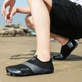 Scarpe da scoglio nere traspiranti per uomo e donna, asciugatura rapida spiaggia - 35 / Nero Argento (888)