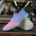 Scarpe da scoglio traspiranti con sfumatura viola e suola colorata per mare e sport - 35 / 998 Rosa Viola
