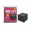 Pack of 6 XXL multipurpose grey microfiber cleaning cloths for home and car - 6pcs / Dark Gray