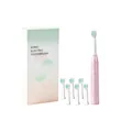Set de cepillo de dientes eléctrico rosa con 6 cabezales extra - 6 Cabezales de Cepillo / Rosa