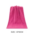 Paño de microfibra rosa premium para secar el coche, limpieza suave, tamaño 40x60cm - 40x60cm / 72g / Rosa