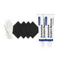 Kit de réparation de rayures auto avec 2 pâtes 4 éponges et des gants - Avec Gants Et Chiffon Nano / Kit Complet 15g*2