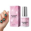 Professional 3D Floating Dot Gel for Cat Eye Magnetic Nails, 8ml Bottle with Pink Box - 8ML