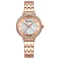 Reloj CURREN 9087 para mujer en oro rosa con esfera de cristal y movimiento de cuarzo - Rosa oro