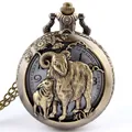 Orologio da taschino vintage in bronzo con rilievo dettagliato della pecora zodiaco - Pecora
