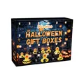 Halloween Gummiente Adventskalender Geschenkbox mit 24 Überraschungsfächern - Halloween-Thema / 24-Gitter-Set