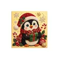 Festive Christmas penguin pearl painting kit DIY diamond art for holiday home decoration - Christmas Penguin