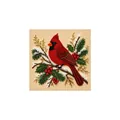Kit de pintura de diamantes perlas de Navidad DIY con diseño de pájaro cardenal rojo - Pájaro Rojo / 1 Pieza