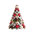 Árbol de Navidad acolchado DIY con adorno de muñeco de nieve para decoración festiva - 1 Pieza / Muñeco de Nieve