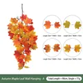 Künstliche Ahornblatt-Wandbehang-Ranke Detail, 90cm Länge und 77g Gewicht, Herbstdeko - Stil A (Klassischer Herbst)
