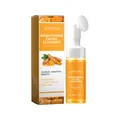 Nettoyant visage éclaircissant au curcuma JAYSUING avec brosse en silicone douce - 100ml