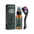 West Month hair growth spray and derma roller set for thickening and revitalizing hair - 30ml and Roller (Boxed)