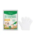 YEGBONG Pack de 2 guantes de limpieza hipoalergénicos para mascotas, perros y gatos - 2 Piezas