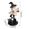 Dimensions of Halloween ghost witch hat resin figurine for desktop decor - Ghost Witch Hat