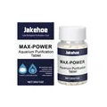 Jakehoe MAX-POWER Tableta de Purificación de Acuario, limpieza de agua, botella 30g/1oz - 30g/Botella / 30.00g