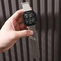 Youth waterproof digital sports watch with LED display and durable silicone strap. - Apricot