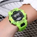 Montre de sport numérique multifonction vert néon pour ados et étudiants - Vert Fluorescent