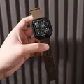 Multifunctional waterproof sport digital watch for teenagers with a brown silicone strap - Brown