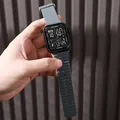 Professional outdoor sports waterproof digital watch in grey with durable silicone strap - Gray