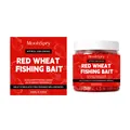 MoonSpry Profi-Rotweizen-Angelköder 100g 1000 Körner Lockstoff für das Wildfischen - Rote Partikel / 100g Dose / Rot