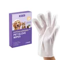 Toallitas guante hipoalergénicas EelJoy con aroma a coco para el aseo de perros y gatos - Pack de 3 Pares