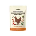 Kriath chicken digestive aid supplement with chili and oregano, 100g poultry feed additive. - 100.00g