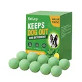 EELJOY Hunde-Abwehrkugeln für das Training von Haustieren in Innen- und Außenbereichen - Zehnerpack (Mit Netzbeutel) / Grasgrün