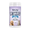 Toallitas EelJoy de lavanda para perros y gatos, para limpiar el pelaje y eliminar olores - Juego de 40 piezas