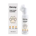 Limpiador espuma suave patas perro EelJoy 100ml con cabezal cepillo para manchas - Con Cabezal de Cepillo de Silicona / 100ml