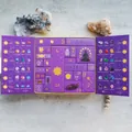 Detailed view of the 24-day Reiki Crystal Halloween advent calendar box - Blind Box