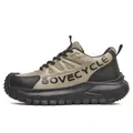 Zapatos de seguridad duraderos y transpirables con punta de acero para hombres en caqui - 36 / 739 Verde