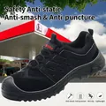 All-season anti-static safety shoes with anti-smash and puncture-resistant soles - 36 / 2807 Black Anti-static