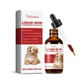 Yegbong 60ml liquid iron supplement for dogs with dropper bottle for pet health support - 60ml