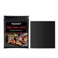 HozoneX non-stick and heat-resistant BBQ grill mat for outdoor cooking, size 33x40cm - 33x40cm
